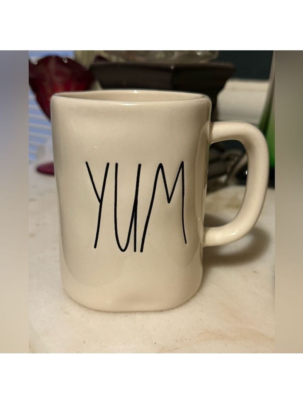 Magenta "YUM" Mug